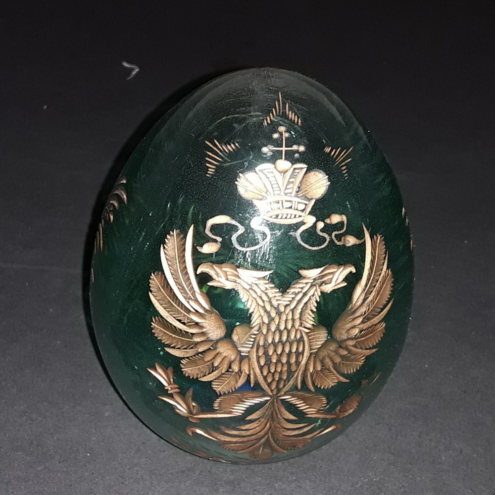 Faberge modern Russian Imperial egg - Estate find